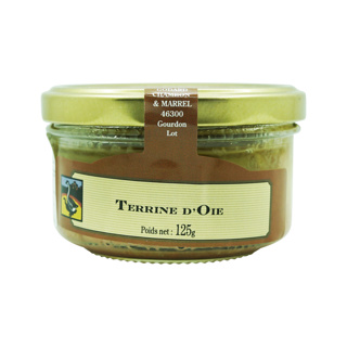 Terrine Goose Glass Jar 125g - GODARD