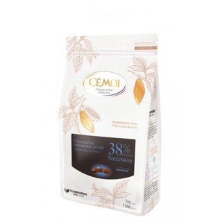 Blend Succession Chocolate Couverture Milk 38%  5kg - CEMOI