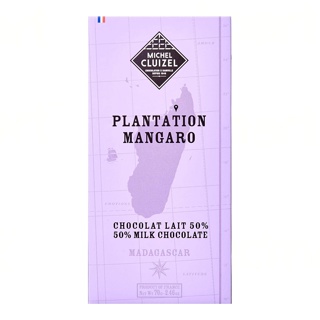 Chocolate Tablet Plantation Mangaro Madagascar Milk 50% 70g CLU69191 - MICHEL CLUIZEL