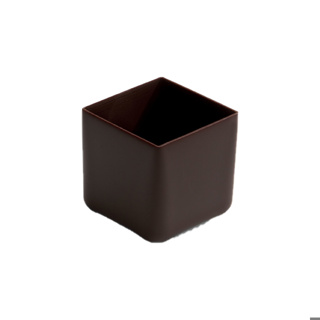 Chocolate Shells Coupelles Cube Dark 40 pcs- L 41 x l 41 x h 41mm CLU23130 - MICHEL CLUIZEL 