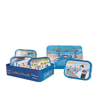 Sardines gift set w/4 tins - LES BELLES DE MARSEILLE