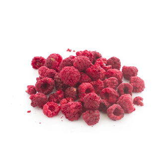Freeze Dried Whole Raspberries Bag 100g - GOURMET DE PARIS