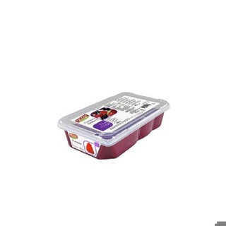Fruit puree Raspberry Alliance Sweetened Frozen 1kg - SICOLY