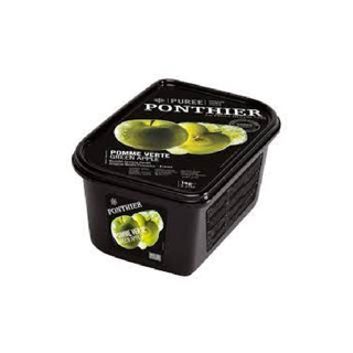 Fruit Puree Apple Green Frozen 1kg - PONTHIER