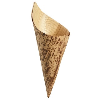 Bamboo Leaf Cone H130Xd70 Pack/100 Pieces VO13402-SOLIA