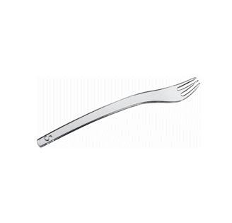 Mini Fork Transparent 11.5cm Solia - 250 Pcs