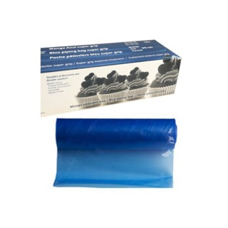 Disposable Piping Bag 54cm Transparent Blue Tip 100 Pcs/Roll