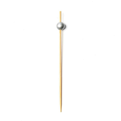 Bamboo Skewer Silver Ball - 9cm 200pcs  VO11215