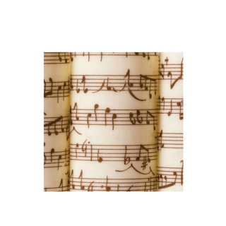 Transfer Sheets Musical Notes Dark 320X250mm - Pack w/10 Sheets - DECORS & CREATIONS