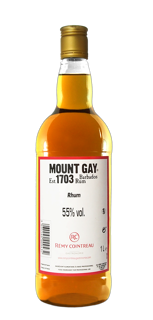 Rum Mount Gay Amber 55% Bottle 1lt 