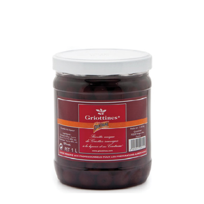 Morello Cherries in Cointreau 15% Pail 1L - GRIOTTINES