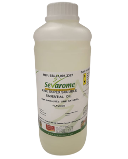 Essential Oil Lime Supex 70% Water Soluble 1L ESL3327- SEVAROME