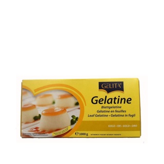 Gelatine Sheets Gold - 500 200 bloom (2.2Gn) Gelita 1kg DGF2251 - GOURMET DE PARIS