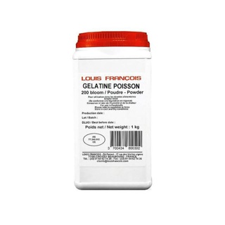 Fish Gelatine Powder 200 Bloom 1kg - LOUIS FRANCOIS