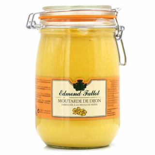 Mustard Dijon - Le Parfait Glass Jar 1.1kg  - EDMOND FALLOT