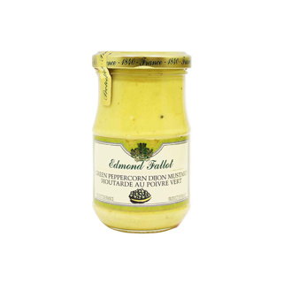 Mustard Green Peppercorn Glass Jar 210g EFM03 - EDMOND FALLOT