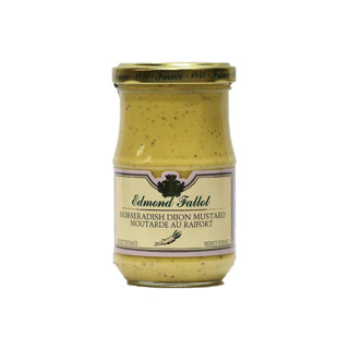 Mustard Horseradish Dijon Glass Jar 210g - EDMOND FALLOT
