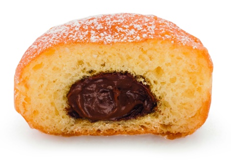 Frozen Doughnut Mini Chocolate & Hazelnut 25gr Neuhauser | Box w/140pcs