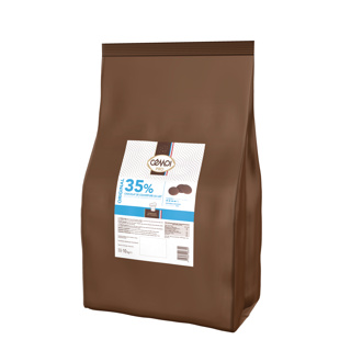 Blend Original Chocolate Couverture Milk 35%  Cemoi 10kg Bag