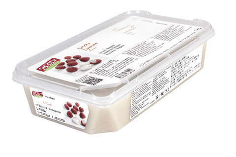 Frozen Fruit Puree Lychee Sicoly 1kg Tub