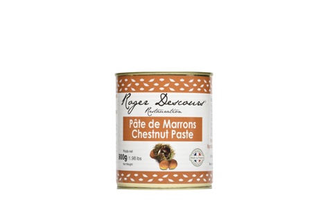 Chestnut Whole Paste Roger Descours 425g Tin