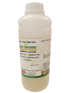Flavouring Lemon Natural Dosage 10g/kg ACN3035 Sevarome 1L Bottle