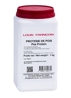Pea Protein Powder LF10266 Louis François 1kg Pot